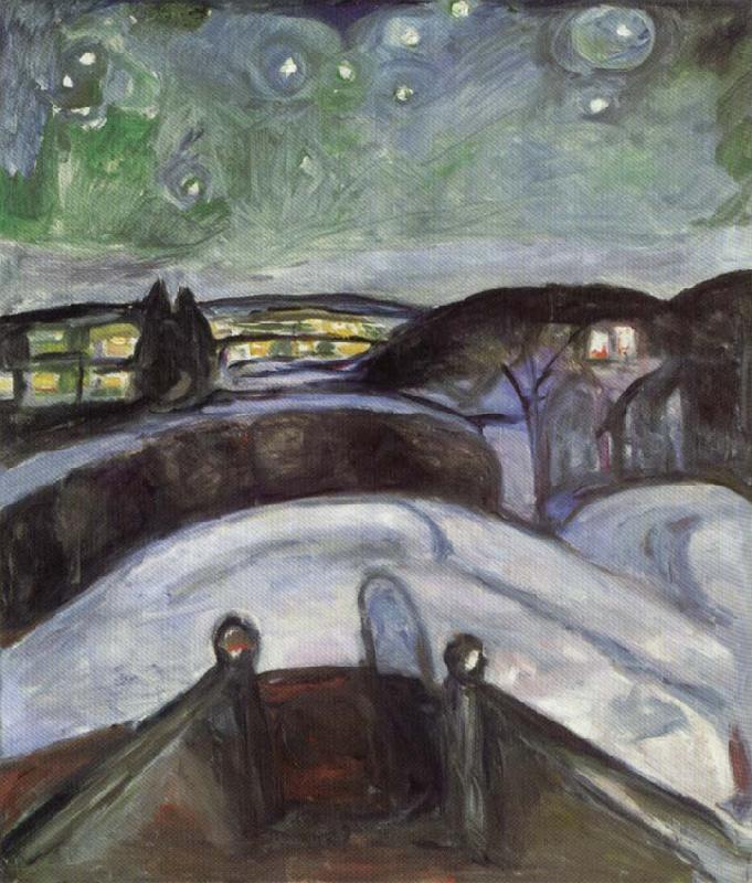 Edvard Munch Starry Night